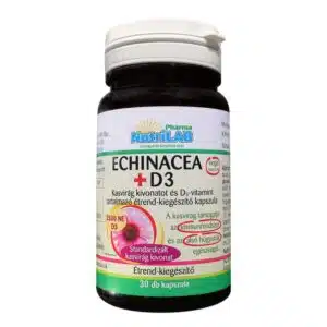 Nutrilab Echinacea + D3-vitamin kapszula - 30db