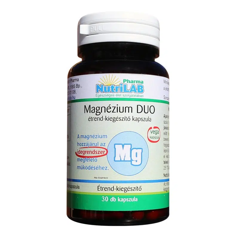 Nutrilab Magnézium Duo kapszula - 30db