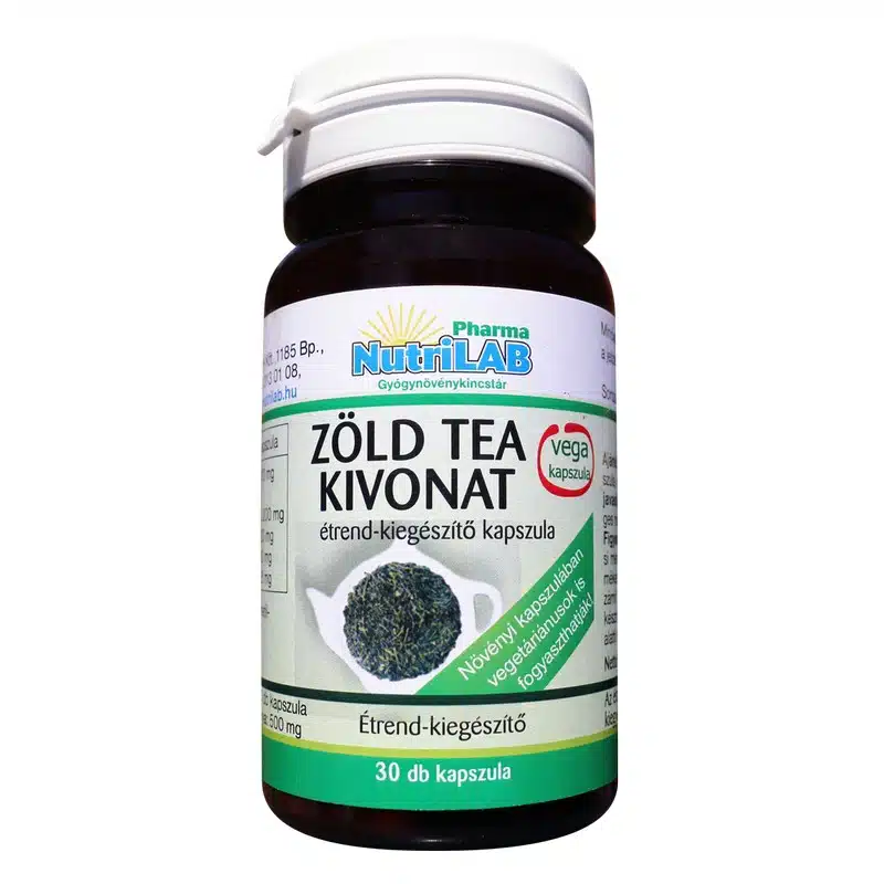 Nutrilab Zöld tea kivonat kapszula - 30db
