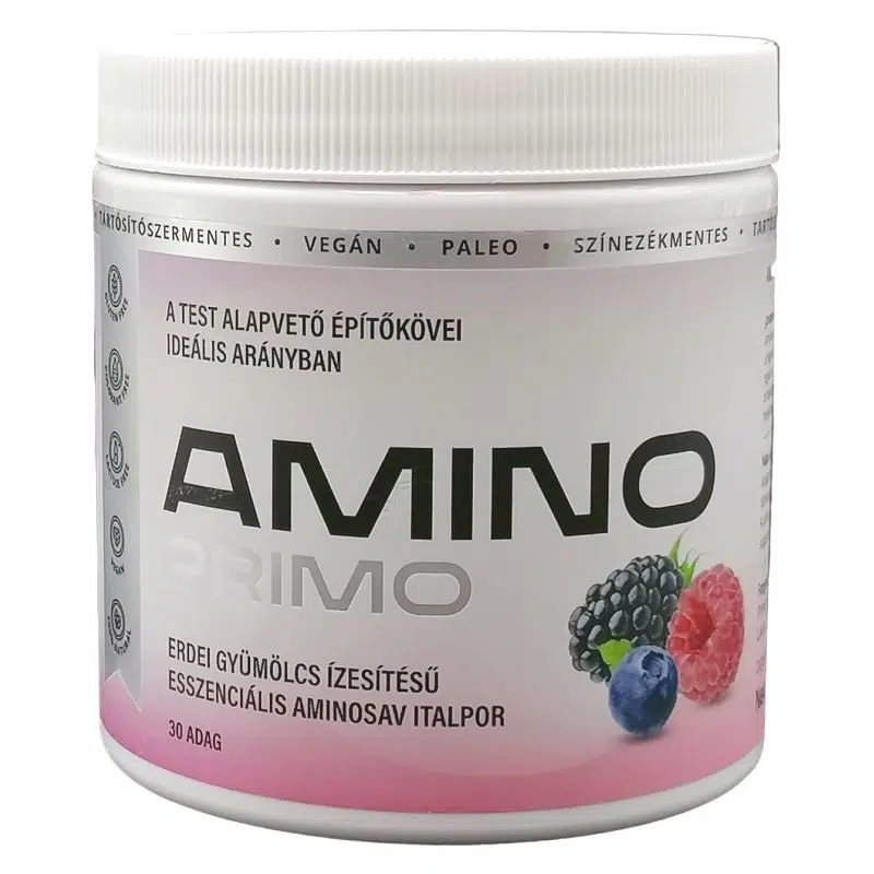 Amino Primo Esszenciális Aminosav italpor erdei gyümölcs ízesítéssel - 360g