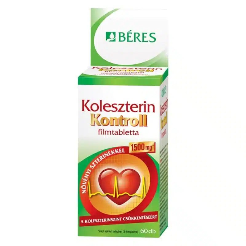 Béres Koleszterin Kontroll filmtabletta - 60db