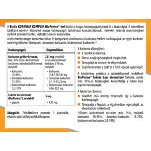 BioCo Kurkuma Komplex kapszula - 60db - Image 2