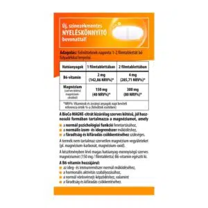 BioCo MAGNE-citrát + B6-vitamin Megapack - 90db - Image 2