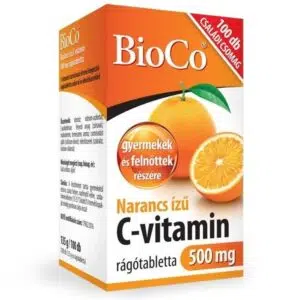 BioCo C-vitamin 500mg narancs ízű rágótabletta - 100db - Image 2