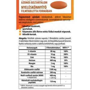 BioCo Porc & Izom Csont Komplex MegaPack tabletta - 120db - Image 2