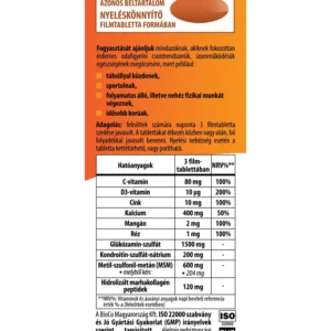 BioCo Porc & Izom Csont Komplex kondroitinnel tabletta - 60db - Image 2
