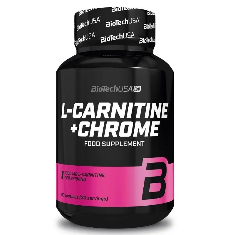 BioTech USA L-Carnitine + Chrome kapszula - 60 db