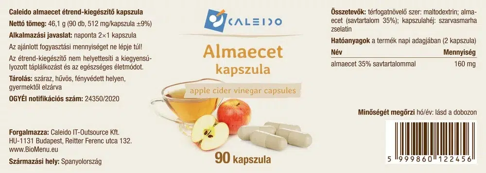 Caleido Almaecet kapszula - 90db - Image 2