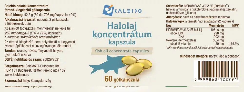 Caleido Halolaj koncentrátum 530mg gélkapszula - 60db - Image 2