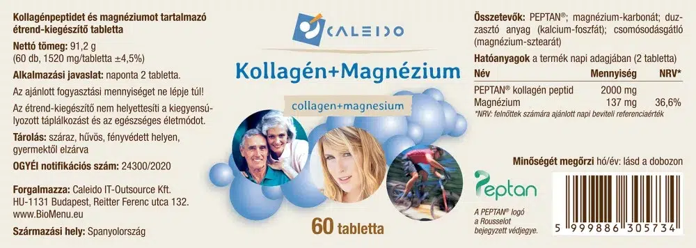 Caleido Kollagén+Magnézium tabletta - 60db - Image 2