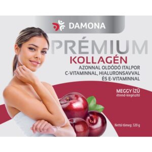 Damona Prémium Kollagén meggy ízű italpor - 320g