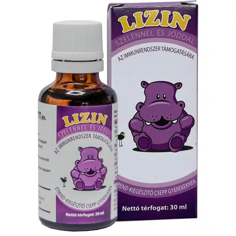 Dr. Aliment Lizin szelénnel és jóddal csepp gyerekeknek - 30ml