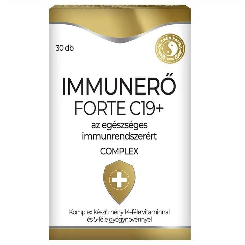 Dr. Chen Immunerő Forte C19+ tabletta - 30db