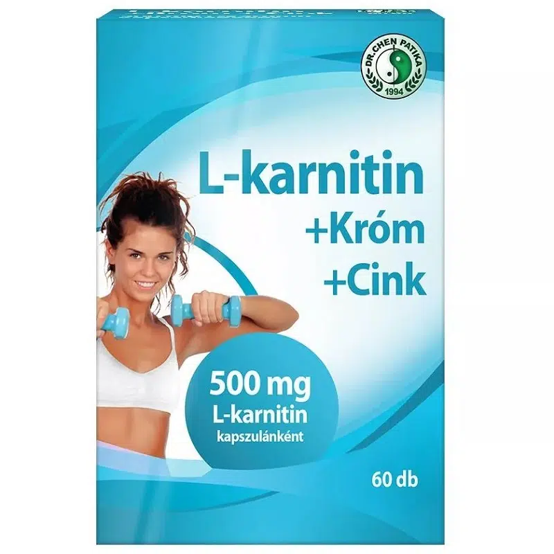 Dr. Chen L-karnitin + Króm + Cink kapszula - 60db