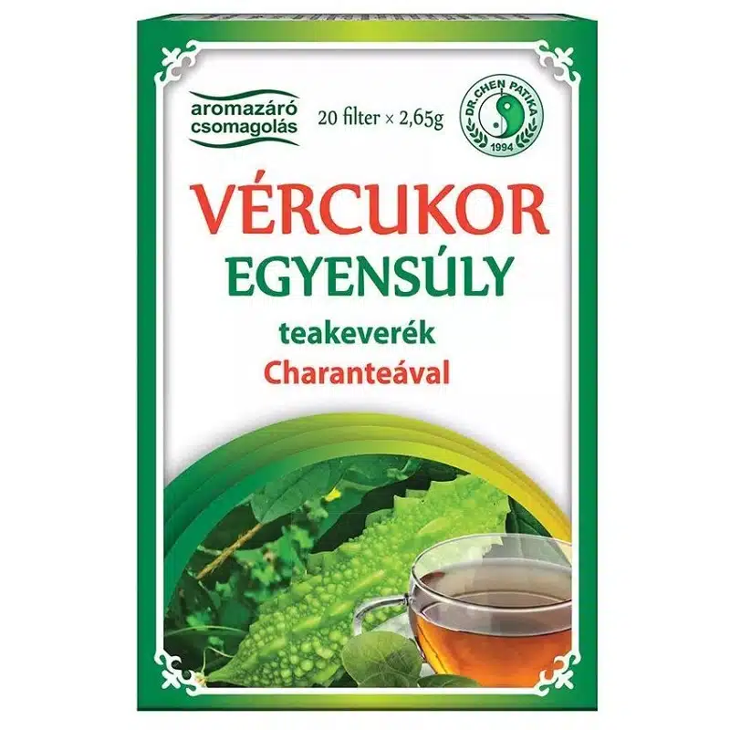 Dr. Chen Vércukor egyensúly filteres tea - 20 filter