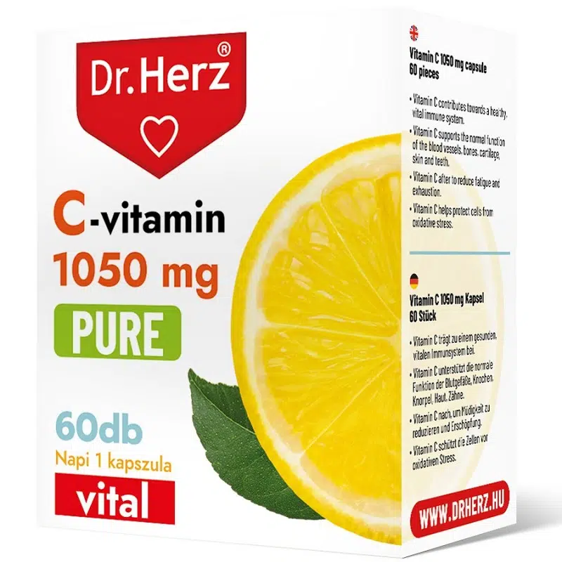 Dr. Herz C-vitamin 1050 mg PURE kapszula - 60db