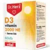 Dr. Herz D3-vitamin 2000NE + Szerves Cink kapszula - 60db