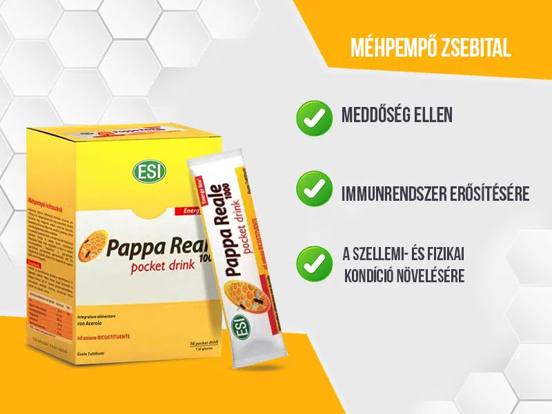 A Natur Tanya Royal Jelly ivótasak praktikus, hordozható formában tartalmazza az értékes méhpempőt