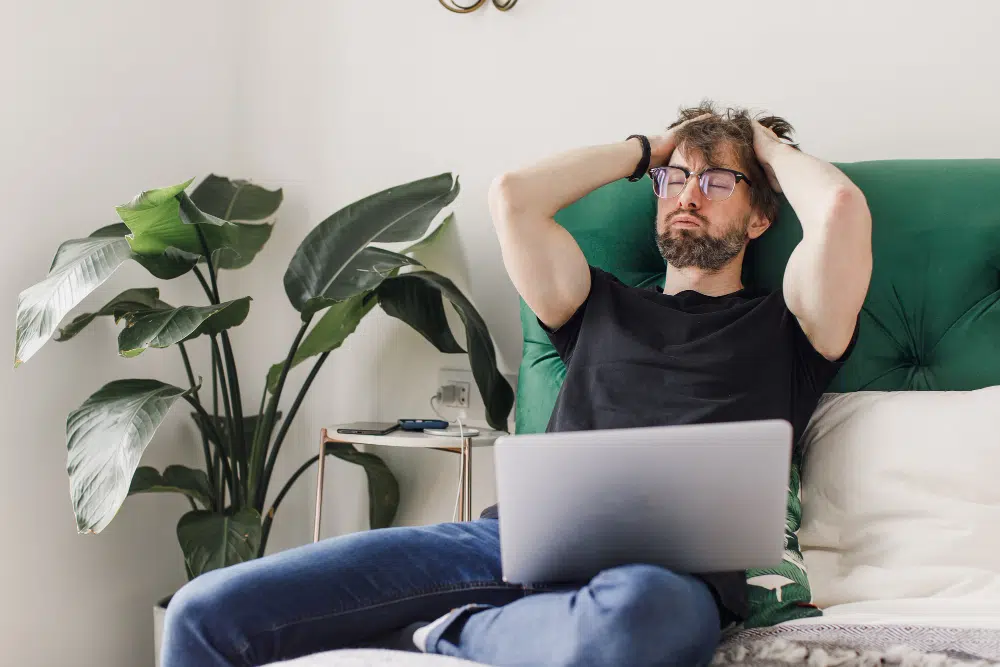 Férfiak, akik stresszes életmódot folytatnak