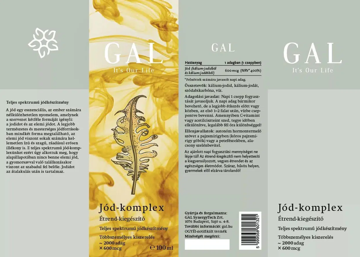 GAL Jód-komplex csepp - 100ml