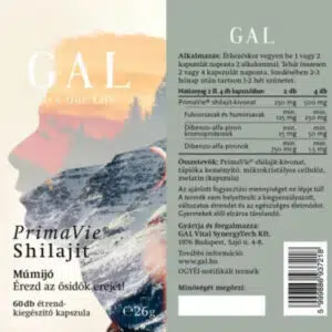 GAL PrimaVie Shilajit kapszula - 60db