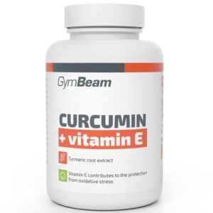 GymBeam Kurkumin+E-vitamin tabletta - 90db