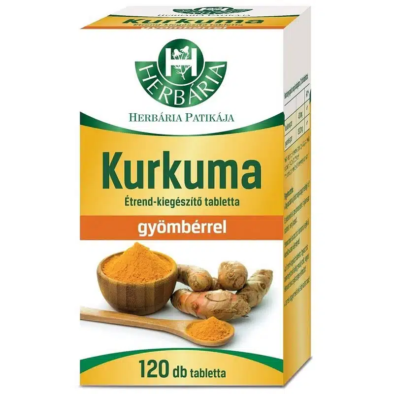 Herbária kurkuma tabletta