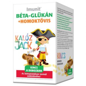 Imunit Kalóz Jack Béta-glükán és homoktövis tartalmú tabletta - 30db