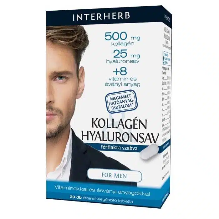 Interherb Kollagén Hyaluronsav Men kapszula - 30db