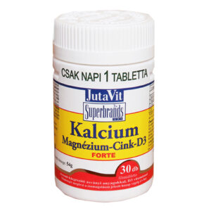 Jutavit Kálcium-Magnézium-Cink-D3 tabletta - 30db