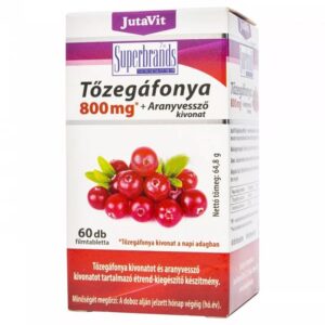 Jutavit Tőzegáfonya + Aranyvessző kapszula - 60db