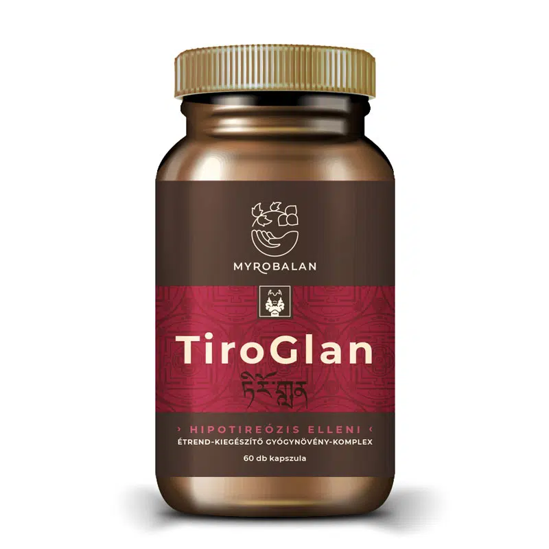 Myrobalan TiroGlan Pajzsmirigy-alulműködés elleni kapszula - 60db