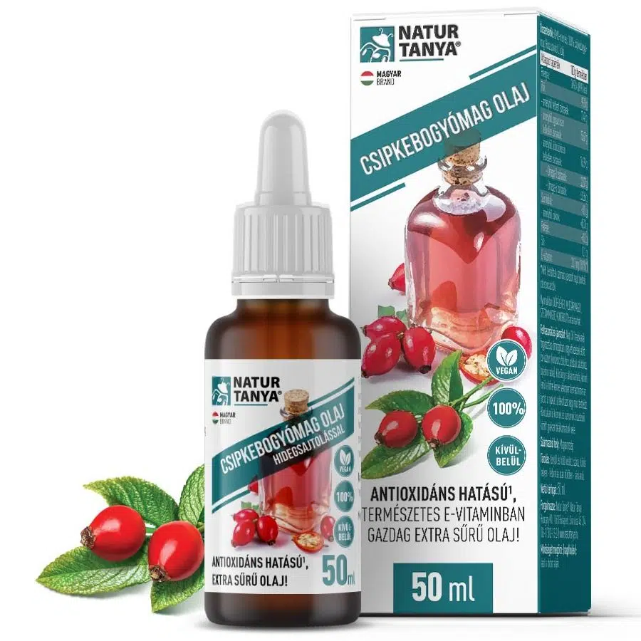 Natur Tanya Csipkebogyómag olaj - 100%-os, Hidegen sajtolt - 50ml