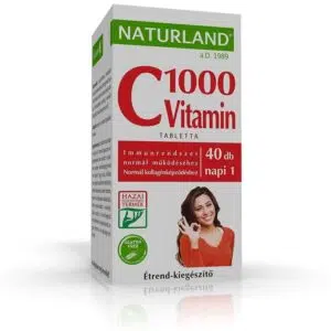 Naturland C-vitamin 1000mg tabletta - 40db