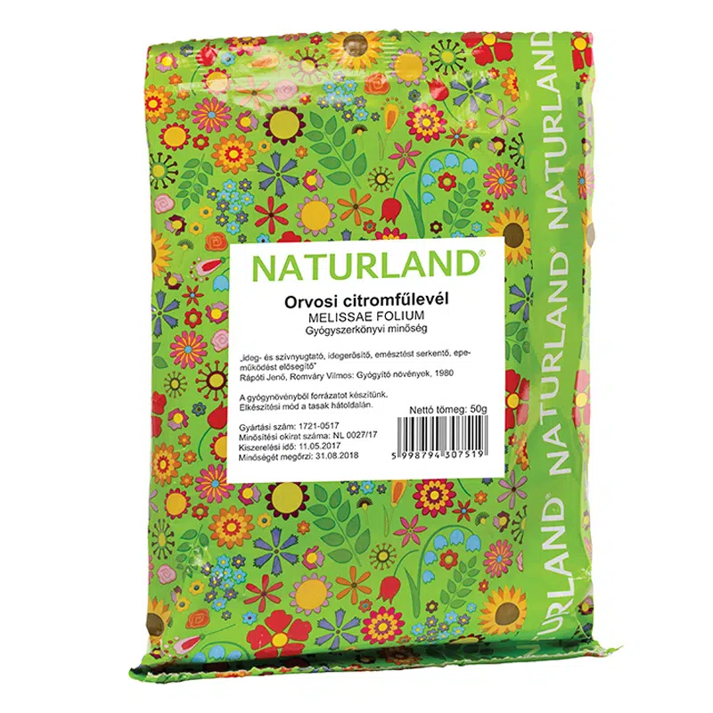 Naturland Orvosi citromfű levél tea - 50g