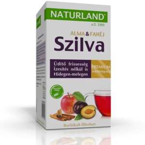 Naturland Prémium Szilvás-Almás-Fahéjas teakeverék - 20 filter