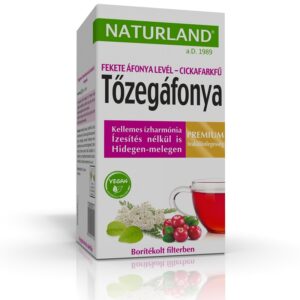 Naturland Prémium Tőzegáfonya-feketeáfonyalevél-cickafark tea - 20 filter