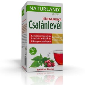 Naturland Csalánlevél-tőzegáfonya tea - 20 filter