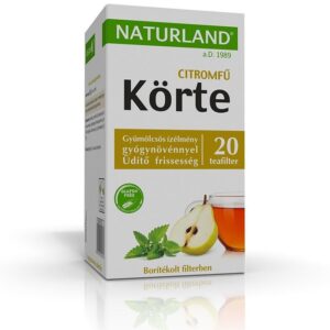 Naturland gyümölcstea körte-citromfű tea - 20 filter