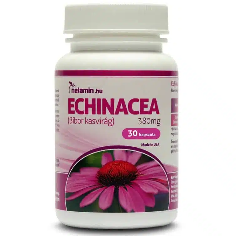 Netamin Echinacea (Bíbor kasvirág) 380mg kapszula - 30db