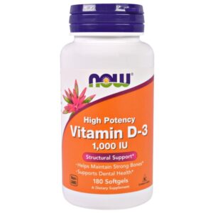 Now D3-vitamin 1000NE lágyzselatin kapszula - 180db