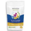 Organiqa 100% bio acai-banán vegán fehérje mix - 400g