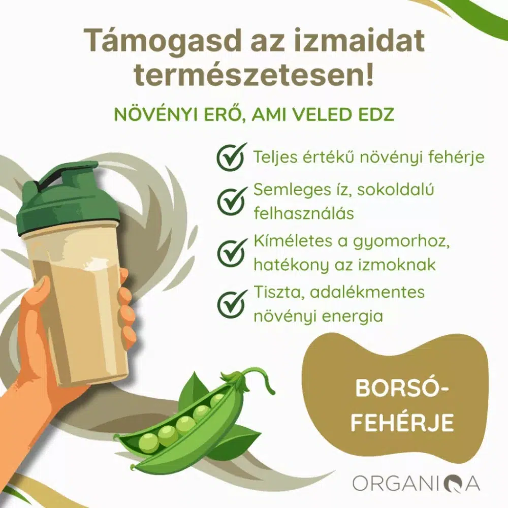 Organiqa Bio Borsófehérje por - 200g - Image 3