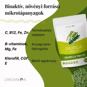 Organiqa Bio Chlorella tabletta - 250db - Image 2