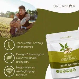 Organiqa Bio Hántolt Kendermag - 125g - Image 3