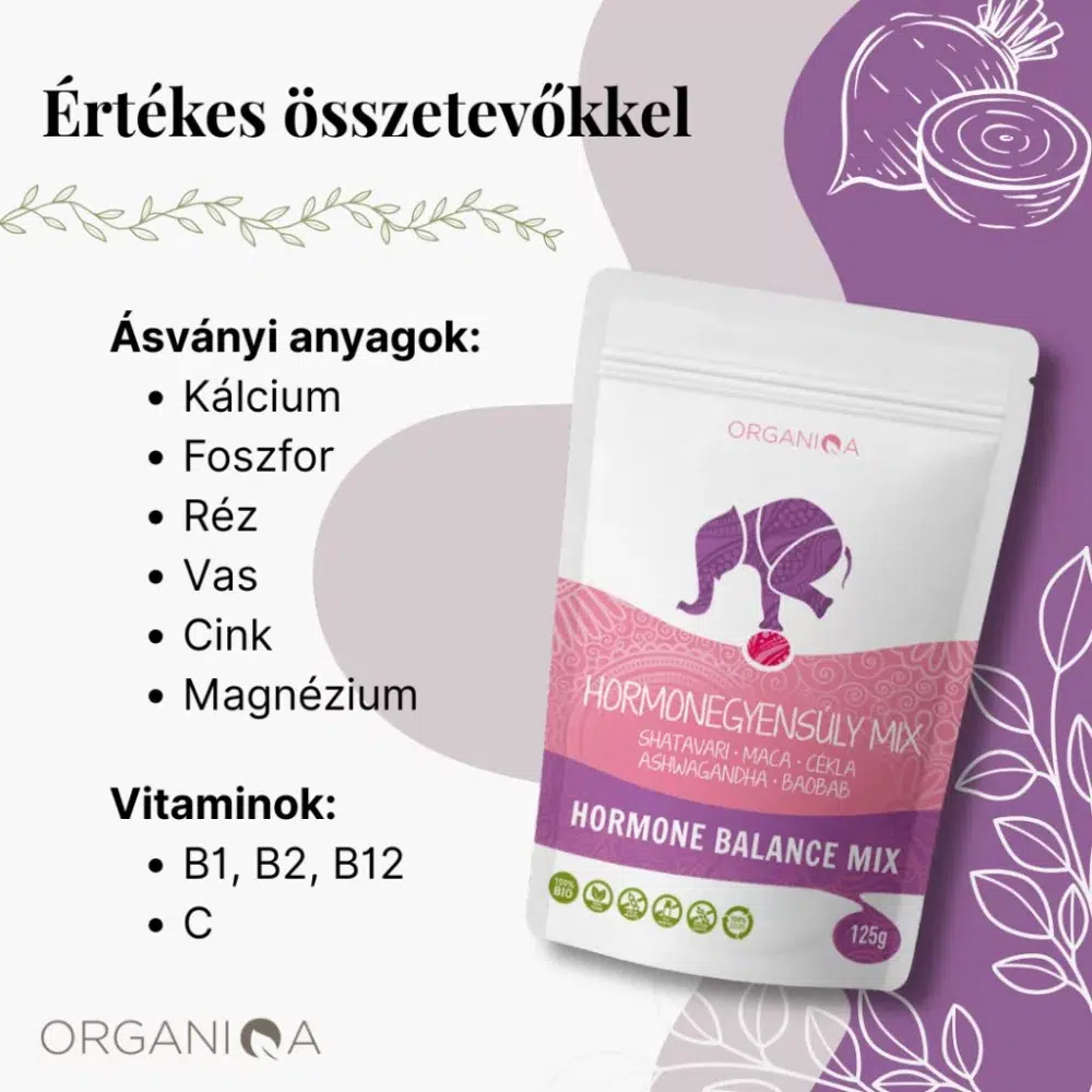 Organiqa Bio Hormonegyensúly mix por - 125g - Image 3