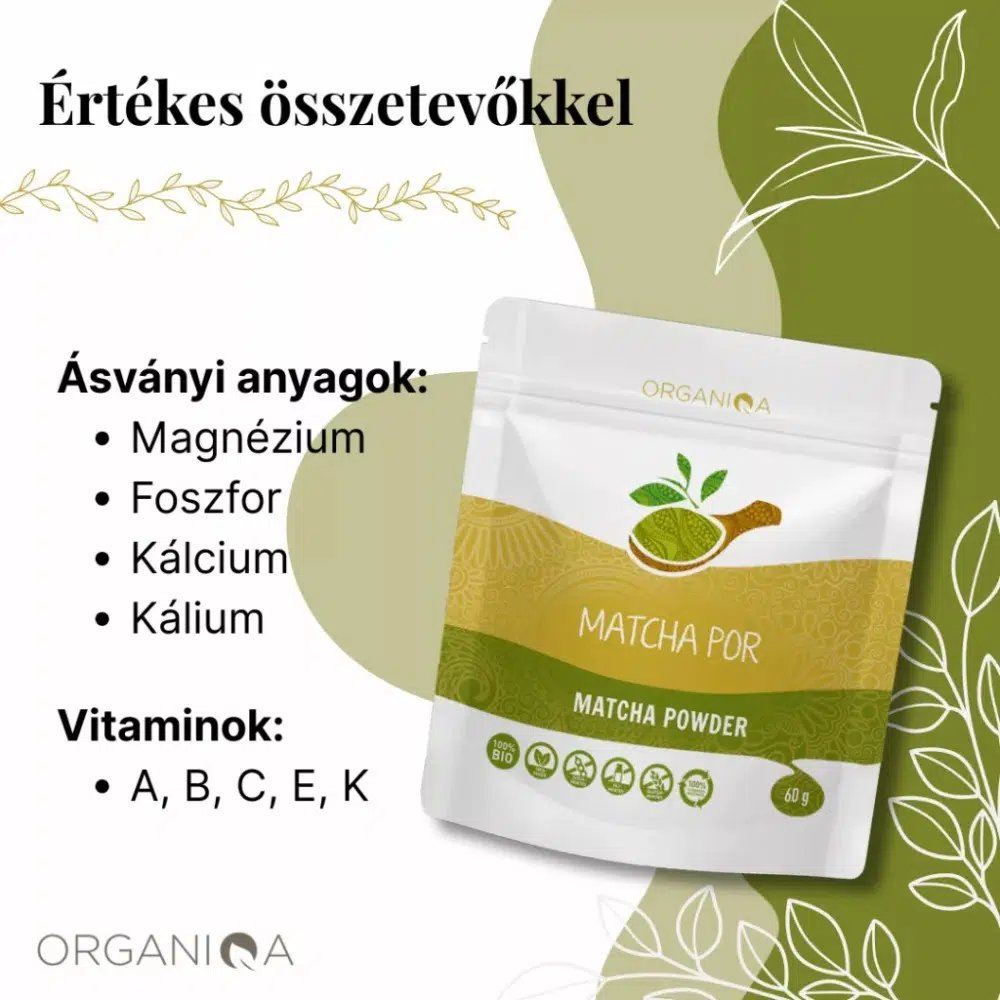 Organiqa Bio Matcha por - 60g - Image 2