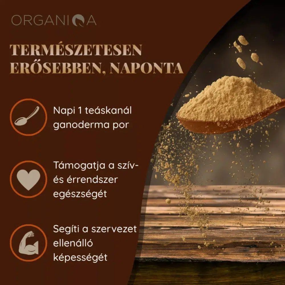 Organiqa Bio Reishi-Ganoderma por - 125g - Image 4