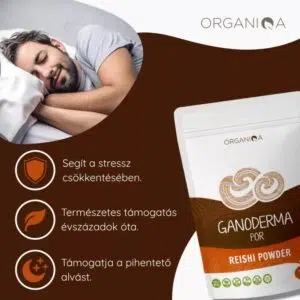Organiqa Bio Reishi-Ganoderma por - 125g - Image 3