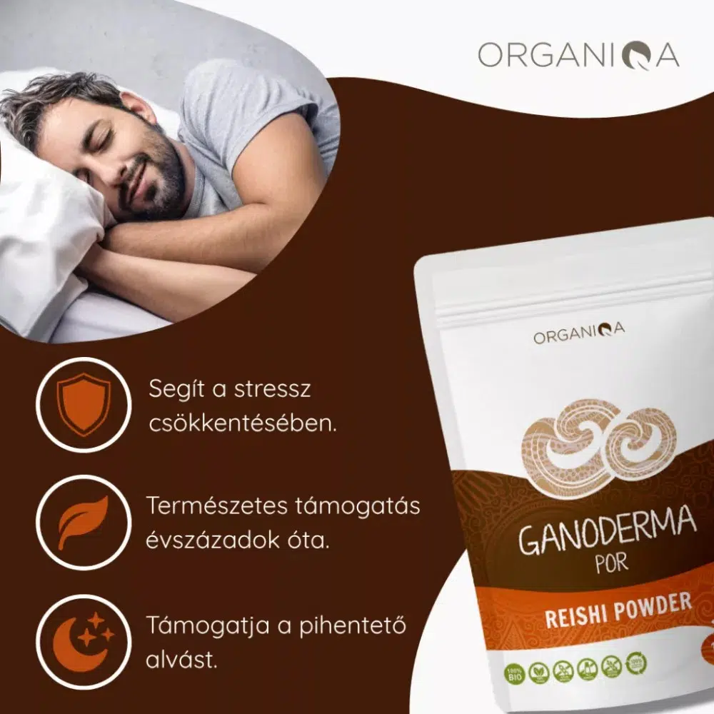 Organiqa Bio Reishi-Ganoderma por - 125g - Image 3